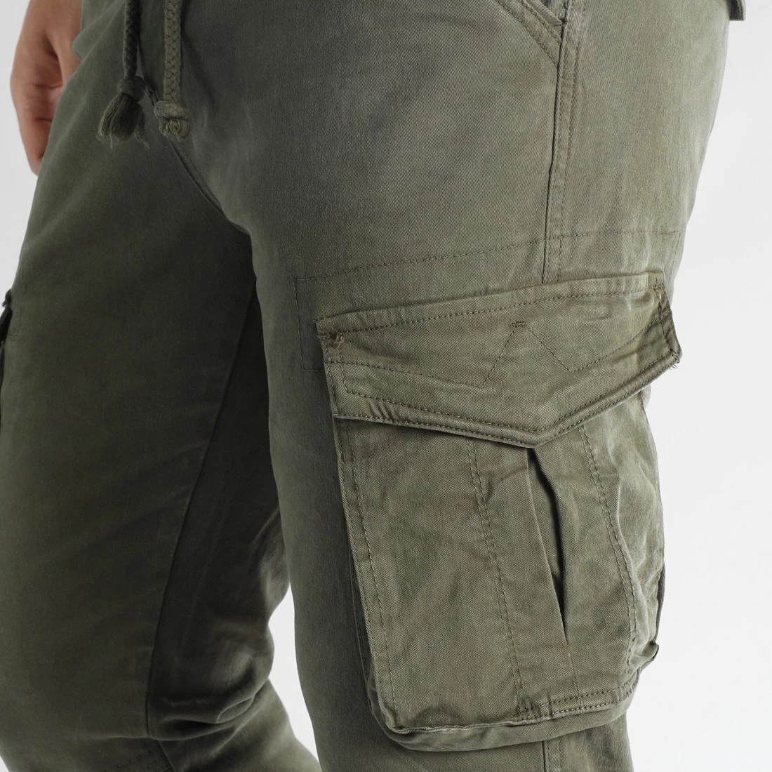 Meilleure affaire ⭐ Pantalon Cargo XQ05 Vert Kaki de John H 🌟 5 Meilleure affaire ⭐ Pantalon Cargo XQ05 Vert Kaki de John H 🌟 – Image 3