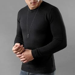 Grosses soldes 🔥 Pull ZW002 Noir de John H 🛒 -John H Soldes john h 201825 ZW002 BLACK 20200207T144005 05