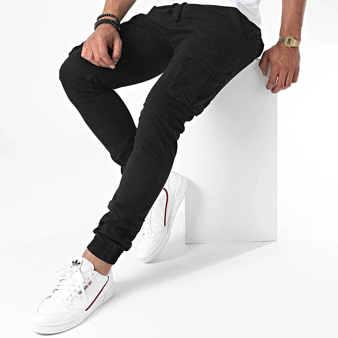 Top 10 👏 Pantalon Cargo XQ05 Noir de John H 🔥 4 Top 10 👏 Pantalon Cargo XQ05 Noir de John H 🔥 – Image 3