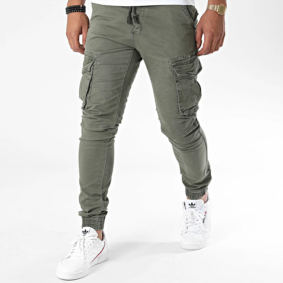 Budget 😍 Pantalon Cargo XQ05 Vert de John H 🎁 3 Budget 😍 Pantalon Cargo XQ05 Vert de John H 🎁
