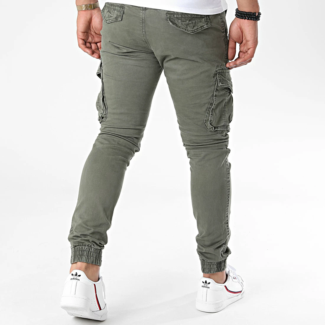 Budget 😍 Pantalon Cargo XQ05 Vert de John H 🎁 6 Budget 😍 Pantalon Cargo XQ05 Vert de John H 🎁 – Image 4