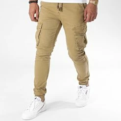 Top 10 🧨 Pantalon Cargo XQ05 Camel de John H 👍