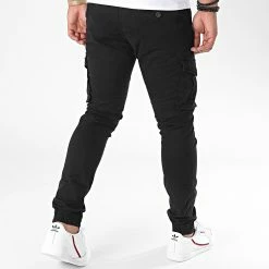 Vente flash 🤩 Pantalon Cargo XQ03 Noir de John H 🛒 -John H Soldes john h 223076 XQ03 BLACK 20200630T160033 04