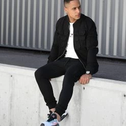 Vente flash 🤩 Pantalon Cargo XQ03 Noir de John H 🛒 -John H Soldes john h 223076 XQ03 BLACK TPDT 20210707T082933 05