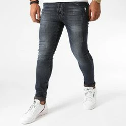 Grosses soldes 🥰 Jean Skinny Fit P254 Bleu Brut de John H 😉