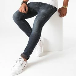 Grosses soldes 🥰 Jean Skinny Fit P254 Bleu Brut de John H 😉 -John H Soldes john h 230351 P254 20200901T184140 03