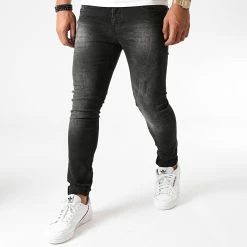 Meilleure affaire 💯 Jean Slim P202 Noir de John H 👏