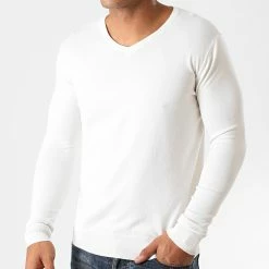 Meilleur prix 🤩 Pull ZW003 Blanc de John H 💯