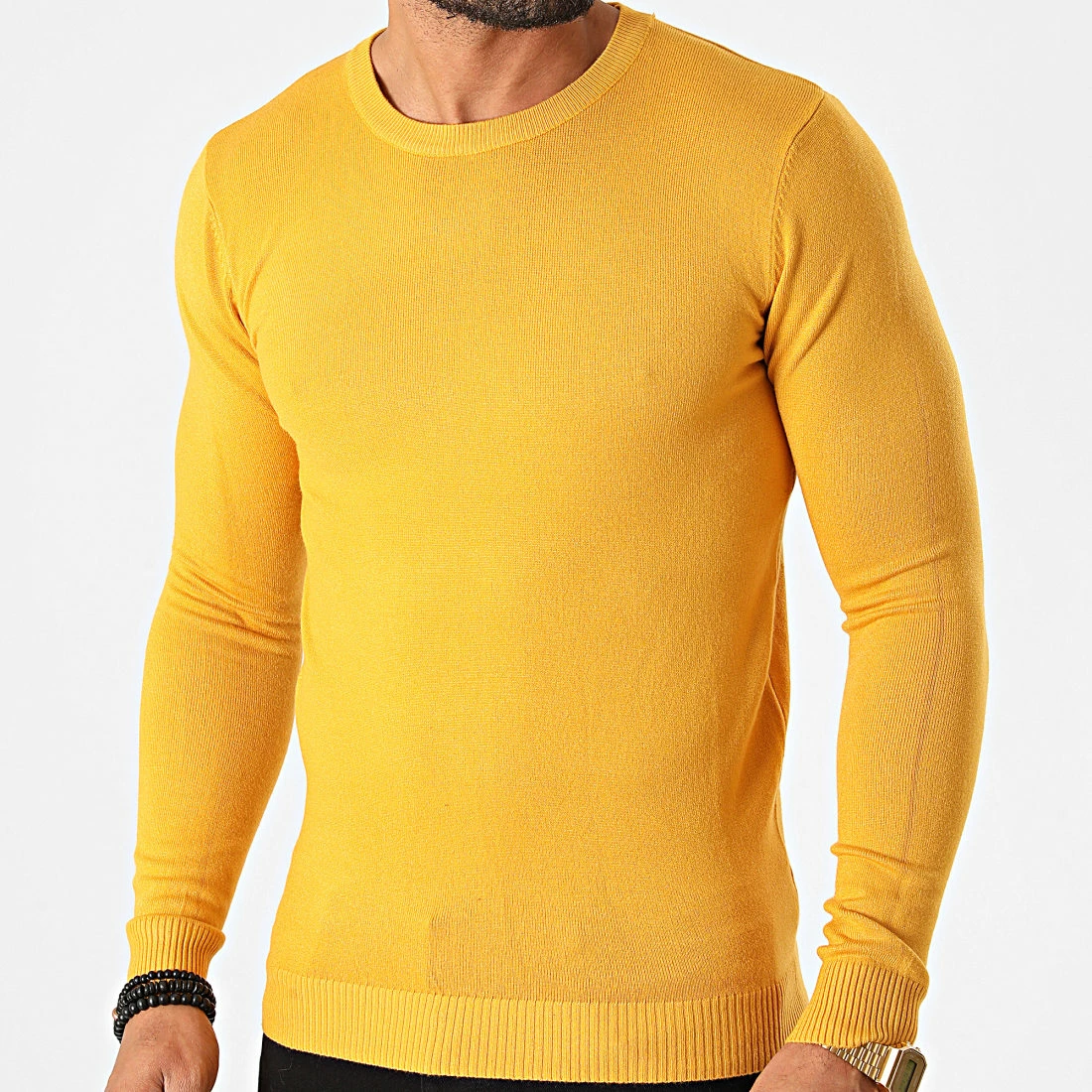 Meilleure vente 🛒 Pull ZW002 Jaune Moutarde de John H 🌟 3 Meilleure vente 🛒 Pull ZW002 Jaune Moutarde de John H 🌟