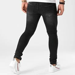 Nouveau 💯 Jean Skinny 20-2012 Gris Anthracite de John H ⌛ -John H Soldes john h 243790 20 2012 20201221T161714 04