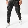 Meilleure affaire 😍 Pantalon Cargo P681 Noir Camo de John H ❤️ -John H Soldes john h 243811 P681 BLACK 20201214T145757 01