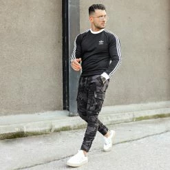 Meilleure affaire 😍 Pantalon Cargo P681 Noir Camo de John H ❤️ -John H Soldes john h 243811 P681 BLACK TPDT 20211011T141241 06