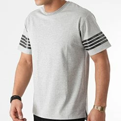 Tout neuf 😀 Tee 👚 Shirt XW929 Gris Chiné de John H 😍