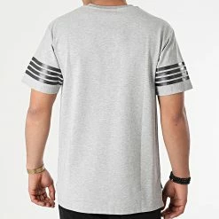 Tout neuf 😀 Tee 👚 Shirt XW929 Gris Chiné de John H 😍 -John H Soldes john h 252554 XW929 GREY 20210219T152140 04