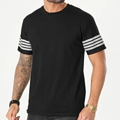 Bon marché 🧨 Tee 👚 Shirt XW929 Noir Réfléchissant de John H ✨