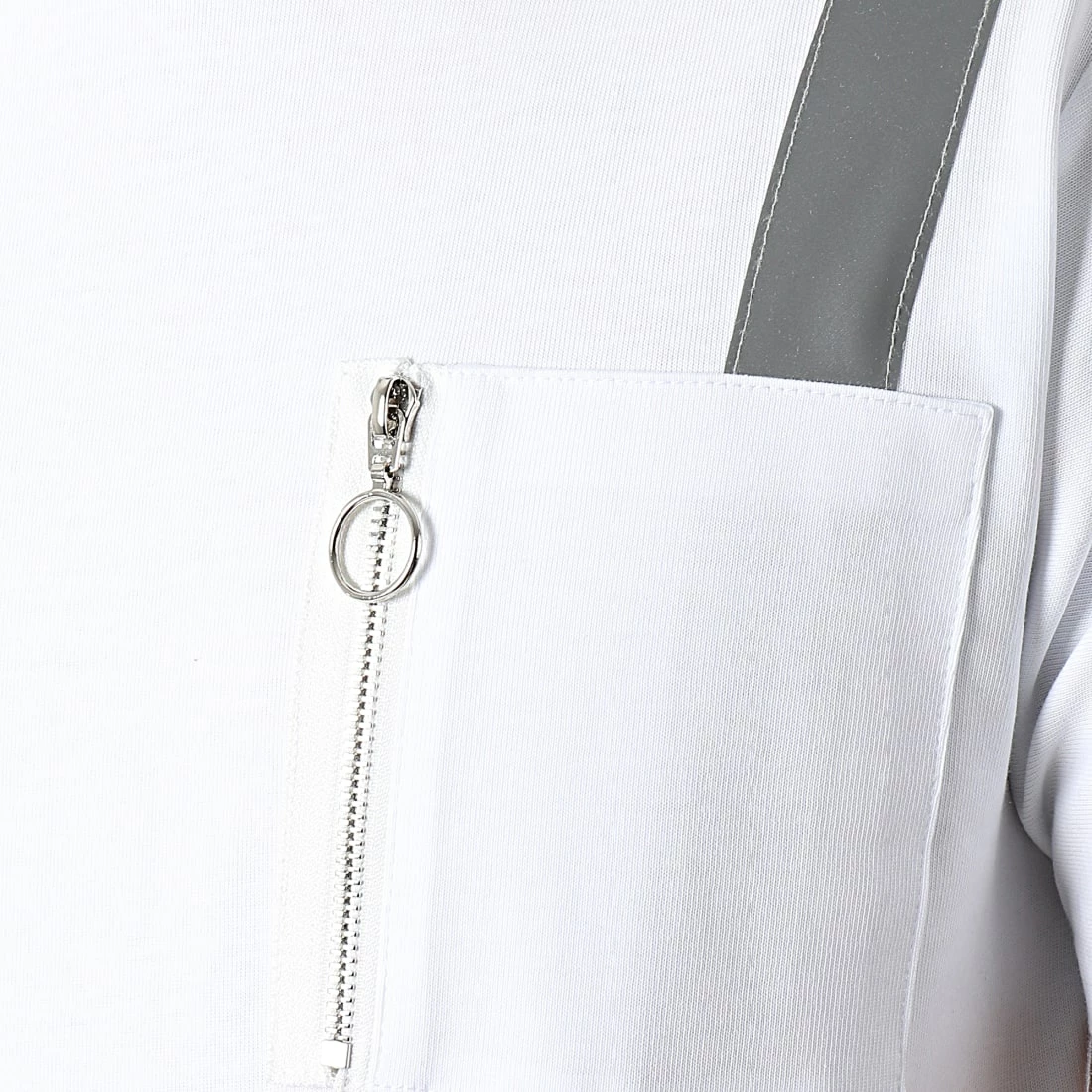 Budget 👏 Tee 👕 Shirt Poche XW915 Blanc Réfléchissant de John H ⭐ 4 Budget 👏 Tee 👕 Shirt Poche XW915 Blanc Réfléchissant de John H ⭐ – Image 2