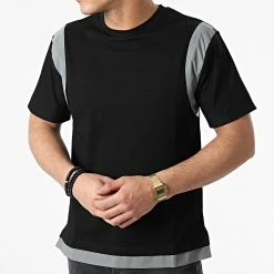 Remise ❤️ Tee 👕 Shirt Oversize SW914 Noir Réfléchissant de John H ✔️ 8 Remise ❤️ Tee 👕 Shirt Oversize SW914 Noir Réfléchissant de John H ✔️ -John H Soldes john h 256844 XW914 BLACK 20210317T162648 03