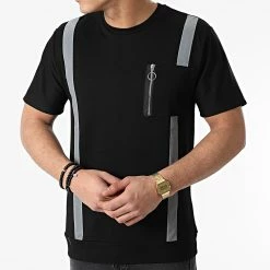 Grosses soldes 😉 Tee 👕 Shirt Poche XW915 Noir Réfléchissant de John H ⭐ 8 Grosses soldes 😉 Tee 👕 Shirt Poche XW915 Noir Réfléchissant de John H ⭐ -John H Soldes john h 256860 XW915 BLACK 20210319T140959 03