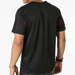 Vente flash 😀 Tee 👚 Shirt Floral T127 Noir Rouge de John H 😉 9 Vente flash 😀 Tee 👚 Shirt Floral T127 Noir Rouge de John H 😉 -John H Soldes john h 270620 T127 BLACK RED 20210624T112846 04