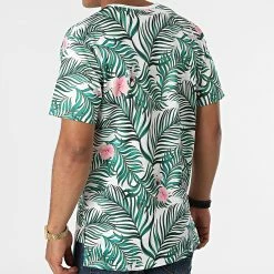 Les meilleures critiques de ✨ Tee 👚 Shirt Floral T136 Blanc Vert de John H 🥰 -John H Soldes john h 270623 T136 WHITE RED 20210623T155926 04