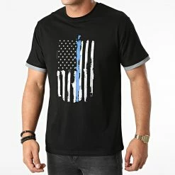 Offres 🧨 Tee 👕 Shirt Réfléchissant T117 Noir de John H 👍