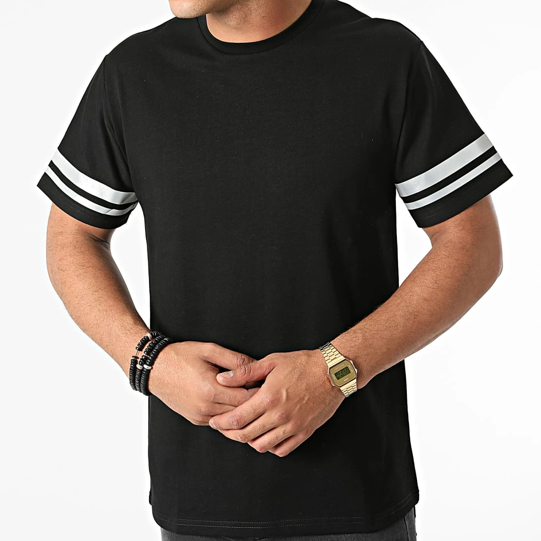 Top 10 👍 Tee 👕 Shirt Réfléchissant T123 Noir de John H ✨ 5 Top 10 👍 Tee 👕 Shirt Réfléchissant T123 Noir de John H ✨ – Image 3