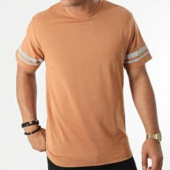 De gros 🔥 Tee 👕 Shirt Réfléchissant T123 Camel de John H 🌟 -John H Soldes john h 274010 T123 CAMEL 20210713T160908 03