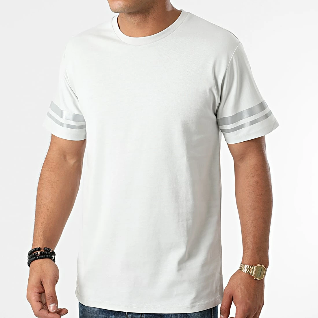 Promo 🛒 Tee 👚 Shirt Réfléchissant T123 Gris de John H ❤️ 4 Promo 🛒 Tee 👚 Shirt Réfléchissant T123 Gris de John H ❤️ – Image 2