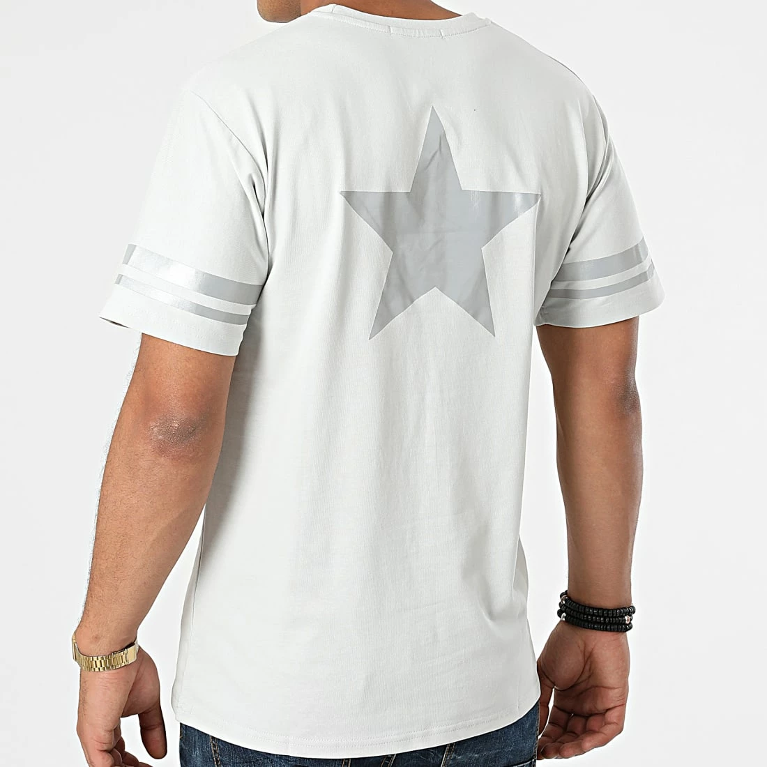 Promo 🛒 Tee 👚 Shirt Réfléchissant T123 Gris de John H ❤️ 3 Promo 🛒 Tee 👚 Shirt Réfléchissant T123 Gris de John H ❤️