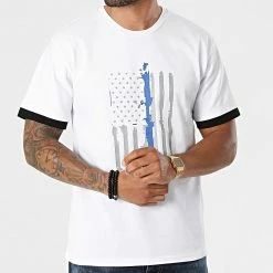 Acheter 🎁 Tee 👚 Shirt T117 Blanc de John H 🌟 8 Acheter 🎁 Tee 👚 Shirt T117 Blanc de John H 🌟 -John H Soldes john h 274015 T117 WHITE BLACK 20210715T163210 03