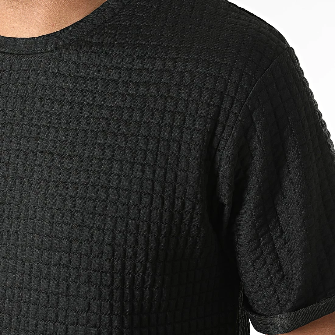 Budget 😀 Tee 👚 Shirt T146 Noir de John H 😀 4 Budget 😀 Tee 👚 Shirt T146 Noir de John H 😀 – Image 2