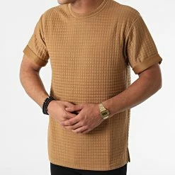 Offres 👍 Tee 👕 Shirt T146 Camel de John H 🎁 -John H Soldes john h 281633 T146 CAMEL 20210924T115135 03