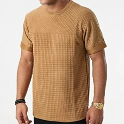 De gros 🎉 Tee 👕 Shirt T147 Camel de John H 😉 -John H Soldes john h 281634 T147 CAMEL 20210827T155944 01