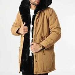 Budget ❤️ Parka Capuche M2116 Camel de John H 🔔