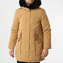 Budget ❤️ Parka Capuche M2116 Camel de John H 🔔 -John H Soldes john h 294394 M2116 CAMEL 20211213T111408 03