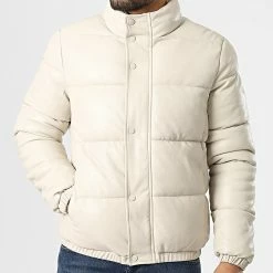 De gros 🎁 Veste Zippée M2111 Beige de John H ✔️ -John H Soldes john h 294479 M2111 BEIGE 20211214T160457 03