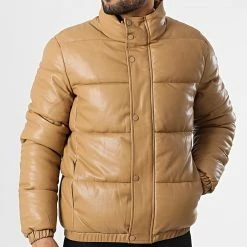 Coupon 👏 Veste Zippée M2111 Camel de John H ❤️ -John H Soldes john h 294480 M2111 CAMEL 20211213T111500 03