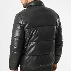 Nouveau ✔️ Veste Zippée M2111 Noir de John H 😍 -John H Soldes john h 294482 M2111 BLACK 20211213T110411 04