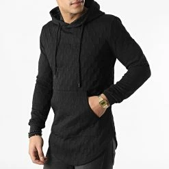 Nouveau 💯 Sweat Capuche Oversize DD21 Noir de John H 😍 8 Nouveau 💯 Sweat Capuche Oversize DD21 Noir de John H 😍 -John H Soldes john h 294769 DD21 BLACK 20211209T154639 03