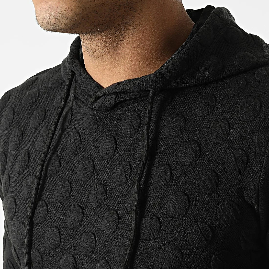 Vente flash 🔥 Sweat Capuche Oversize DD25 Noir de John H ⌛ 4 Vente flash 🔥 Sweat Capuche Oversize DD25 Noir de John H ⌛ – Image 2