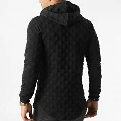 Vente flash 🔥 Sweat Capuche Oversize DD25 Noir de John H ⌛ 9 Vente flash 🔥 Sweat Capuche Oversize DD25 Noir de John H ⌛ -John H Soldes john h 294784 DD25 BLACK 20211210T151025 04