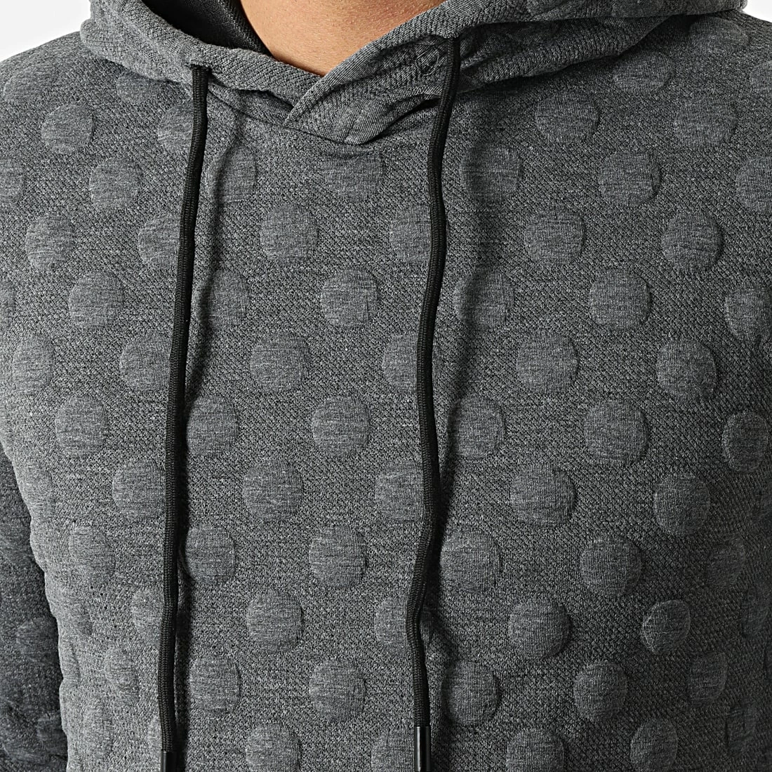 Meilleur prix 🥰 Sweat Capuche Oversize DD25 Gris Anthracite Chiné de John H 🔔 4 Meilleur prix 🥰 Sweat Capuche Oversize DD25 Gris Anthracite Chiné de John H 🔔 – Image 2