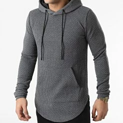 Acheter 🛒 Sweat Capuche Oversize DD23 Gris Anthracite de John H ✨