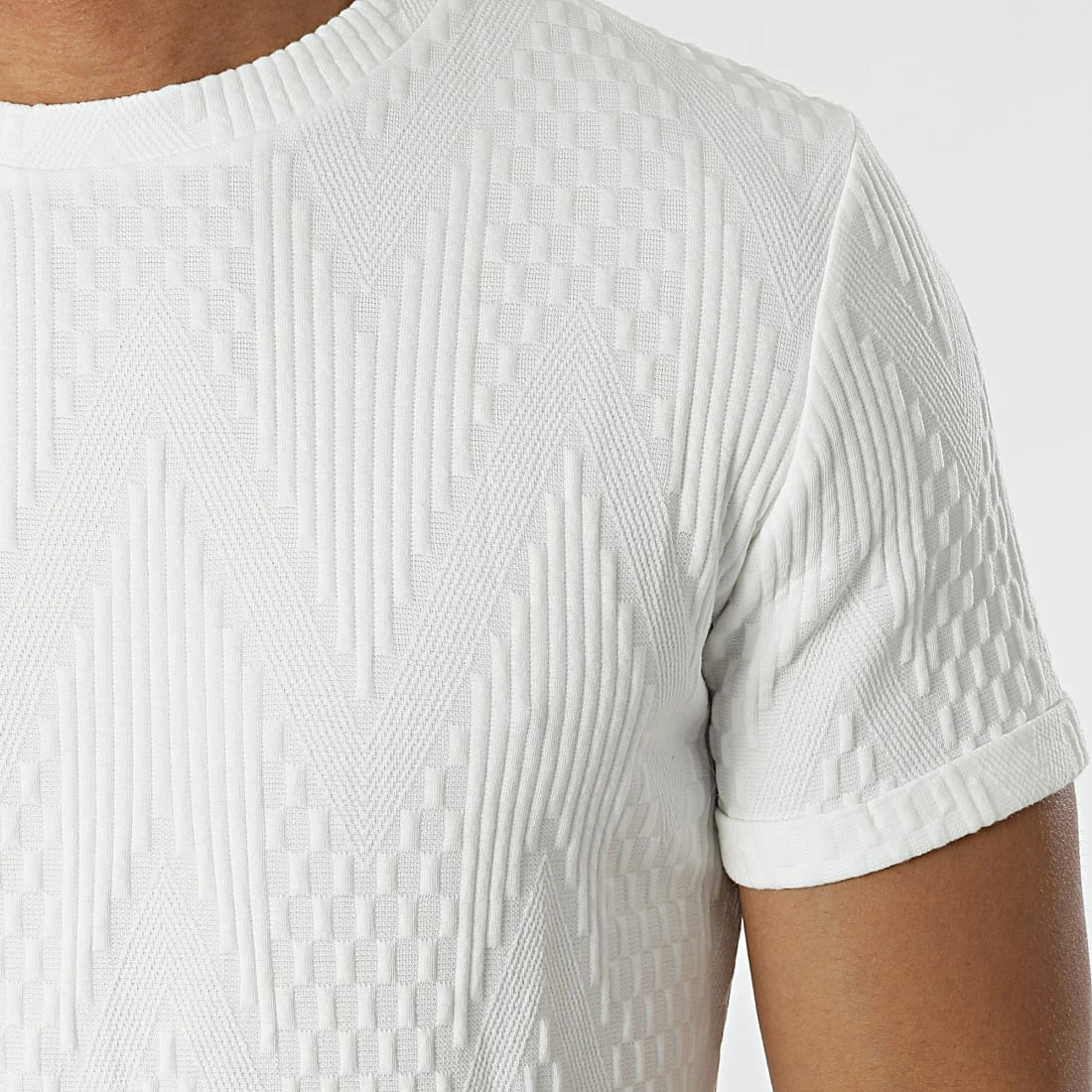 Sortie 🌟 Tee 👚 Shirt Oversize DD40 Blanc de John H 💯 5 Sortie 🌟 Tee 👚 Shirt Oversize DD40 Blanc de John H 💯 – Image 3