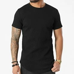 Meilleur prix 🎉 Tee 👕 Shirt Oversize DD8 Noir de John H 🎉 -John H Soldes john h 300151 DD8 BLACK 20220128T100459 03
