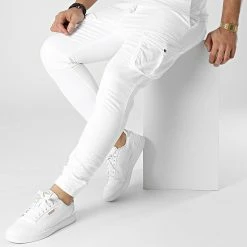 Bon marché ⭐ Jogger Pant Slim 5536 Blanc de John H 😉 8 Bon marché ⭐ Jogger Pant Slim 5536 Blanc de John H 😉 -John H Soldes john h 300171 5536 WHITE 20220131T144229 03
