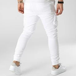 Bon marché ⭐ Jogger Pant Slim 5536 Blanc de John H 😉 9 Bon marché ⭐ Jogger Pant Slim 5536 Blanc de John H 😉 -John H Soldes john h 300171 5536 WHITE 20220131T144230 04