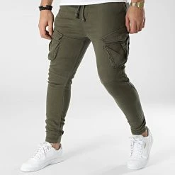 Acheter 👏 Jogger Pant Slim 5536 Vert Kaki de John H 👍