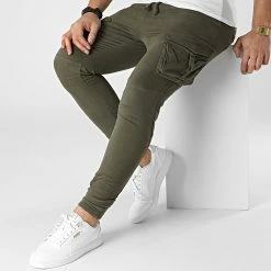 Acheter 👏 Jogger Pant Slim 5536 Vert Kaki de John H 👍 8 Acheter 👏 Jogger Pant Slim 5536 Vert Kaki de John H 👍 -John H Soldes john h 300175 5536 ARMY GREEN 20220131T143450 03