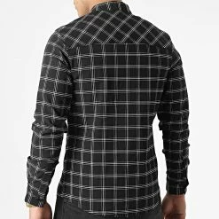 Acheter 👏 Chemise Manches Longues A Carreaux S2207 Noir de John H 😍 9 Acheter 👏 Chemise Manches Longues A Carreaux S2207 Noir de John H 😍 -John H Soldes john h 304890 S2207 BLACK 20220222T153205 04